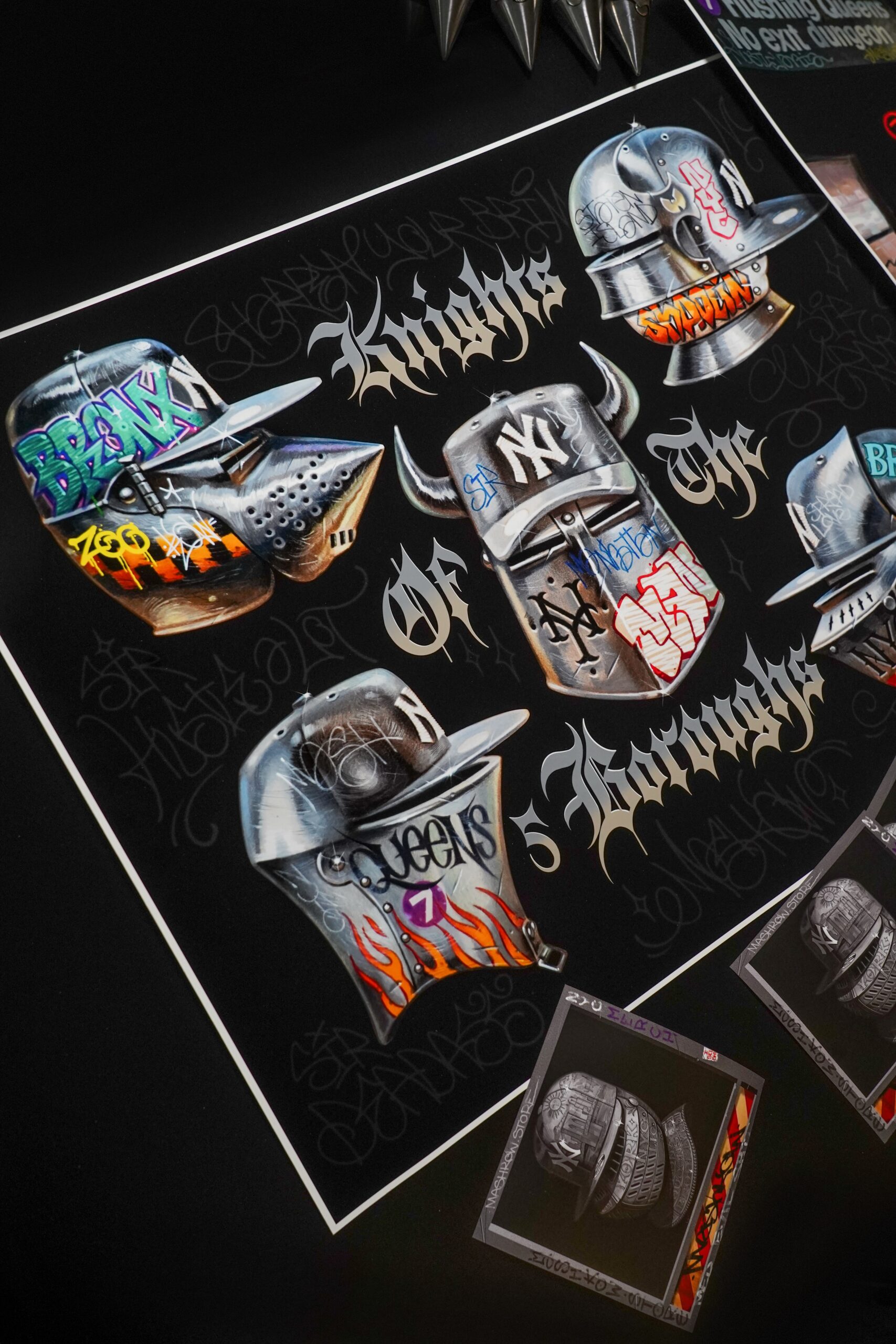 "KNIGHTS OF THE 5 BOROUGHS" Print - Image 3