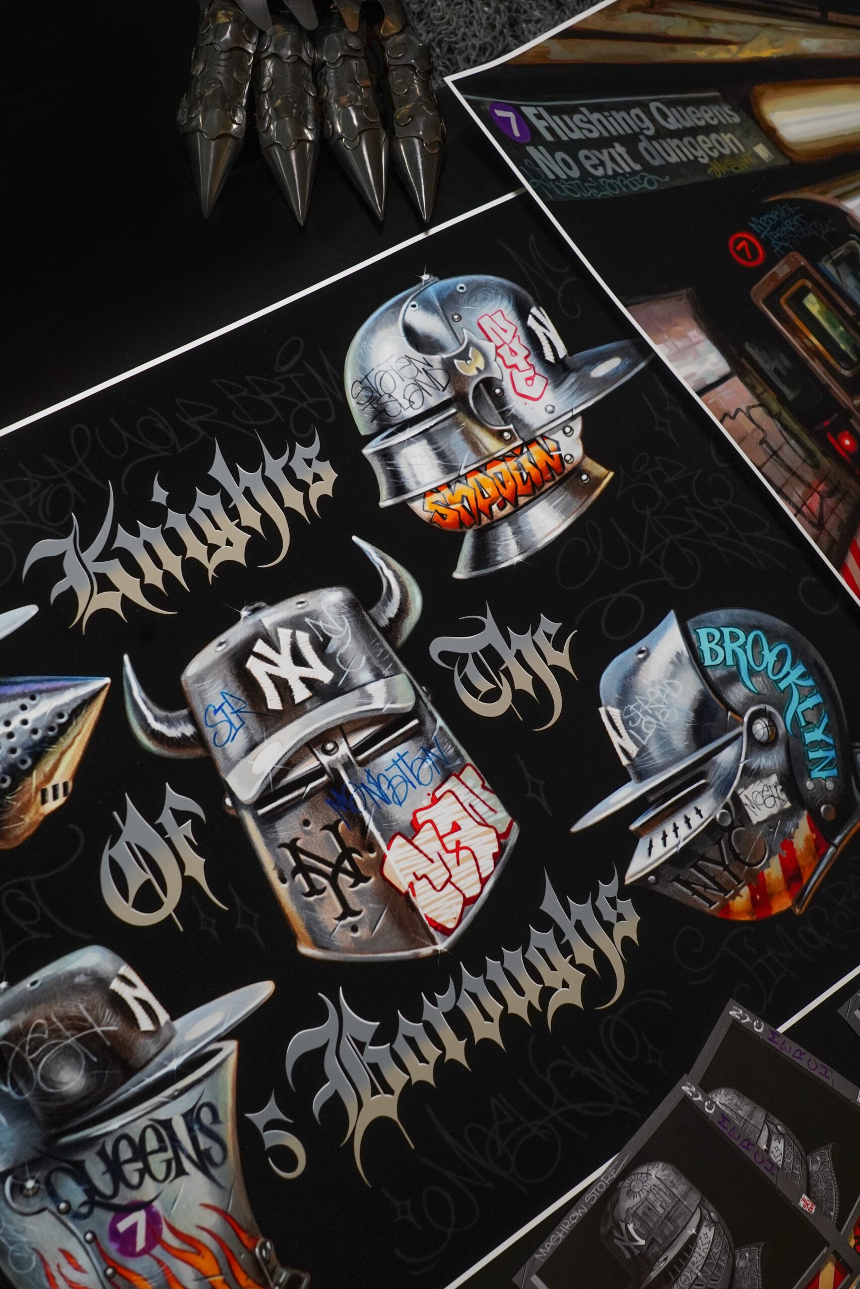 "KNIGHTS OF THE 5 BOROUGHS" Print