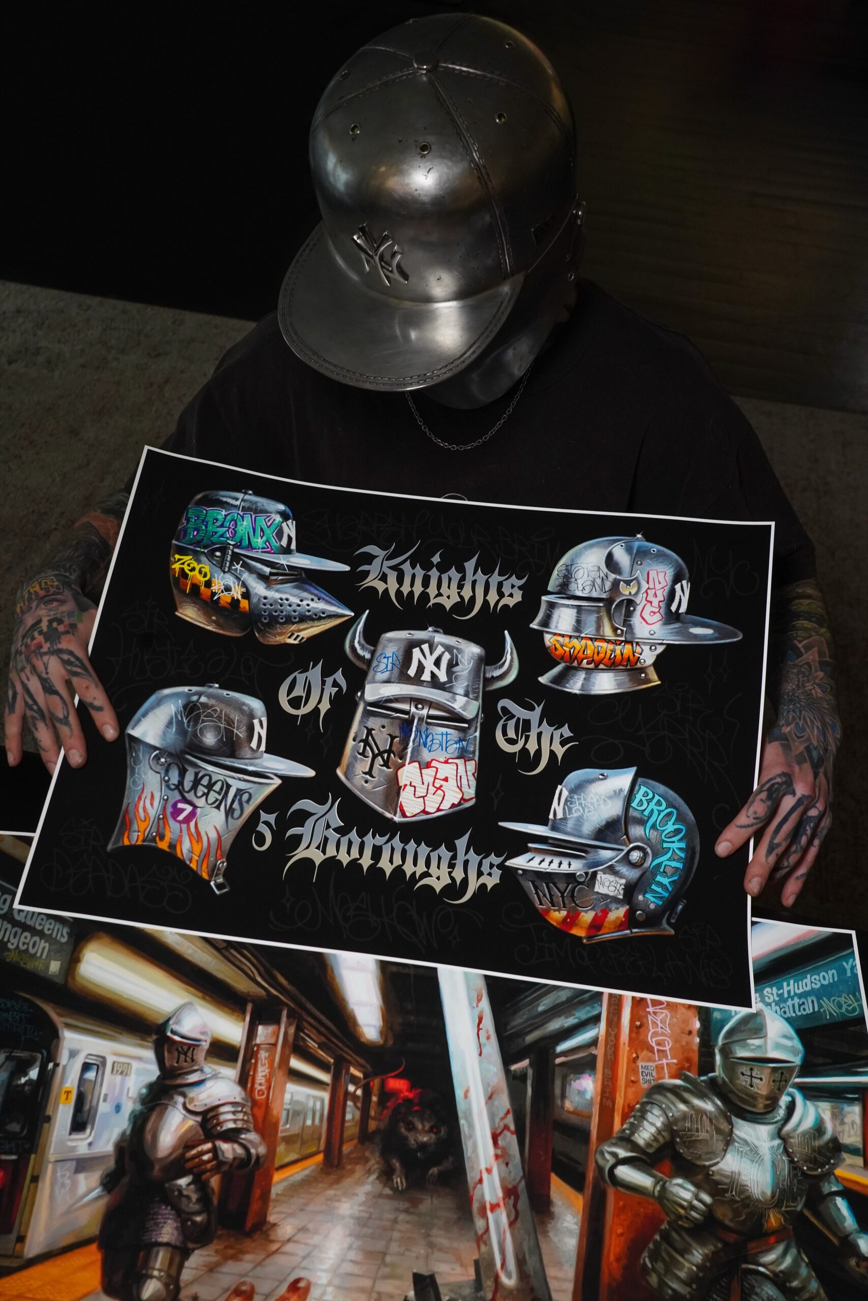 "KNIGHTS OF THE 5 BOROUGHS" Print - Image 2